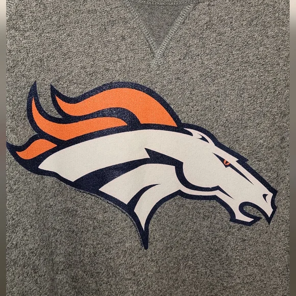 Gray Denver Broncos Men's Sweater - Picture 4 of 5